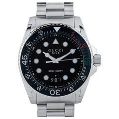 Gucci Dive XL Stainless Steel Watch YA136208A