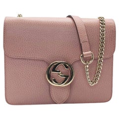 Gucci Dollar Calfskin Interlocking G Small Shoulder Bag