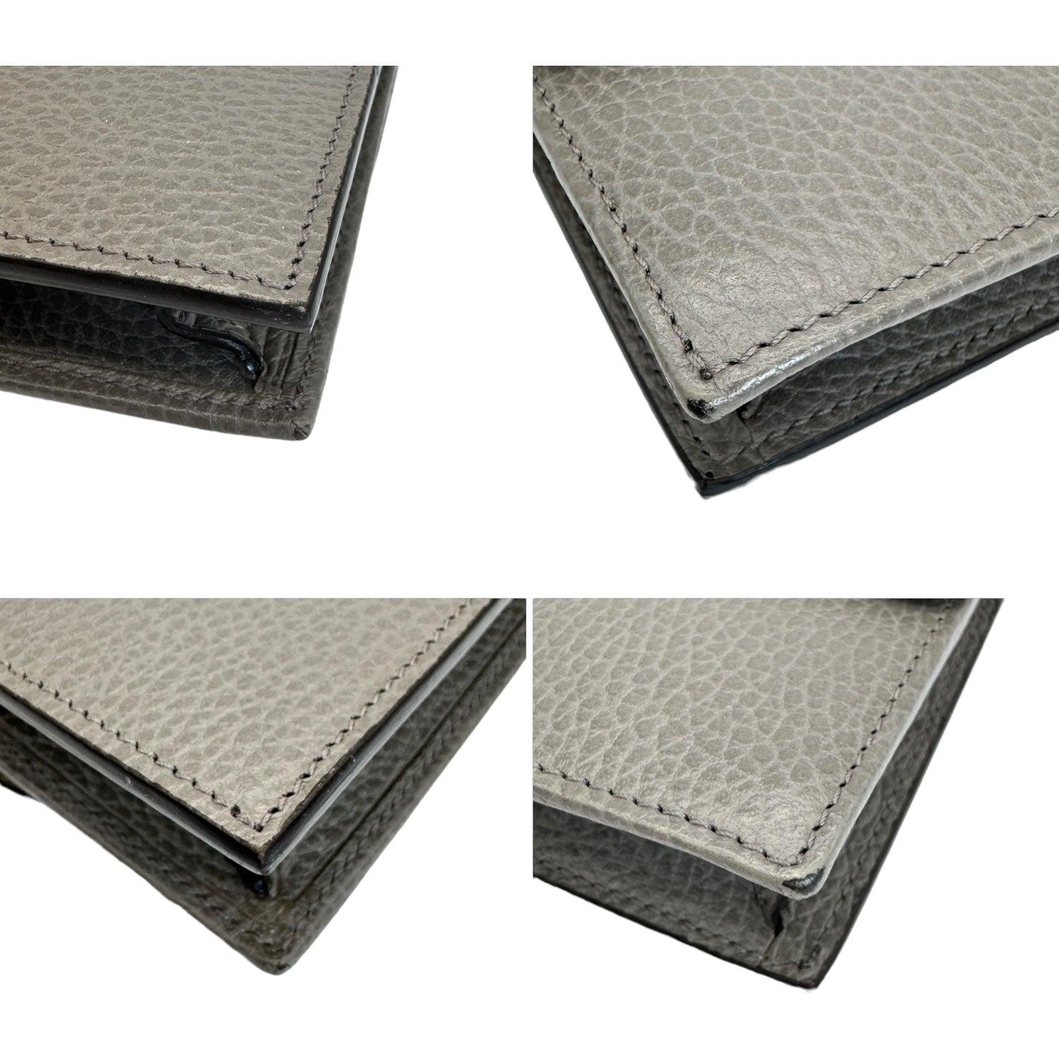 Gucci Dollar Calfskin Interlocking G Wallet on Chain For Sale 3