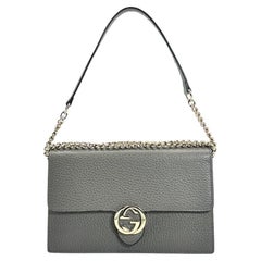 Gucci Dollar Kalbsleder Interlocking G Brieftasche auf Kette