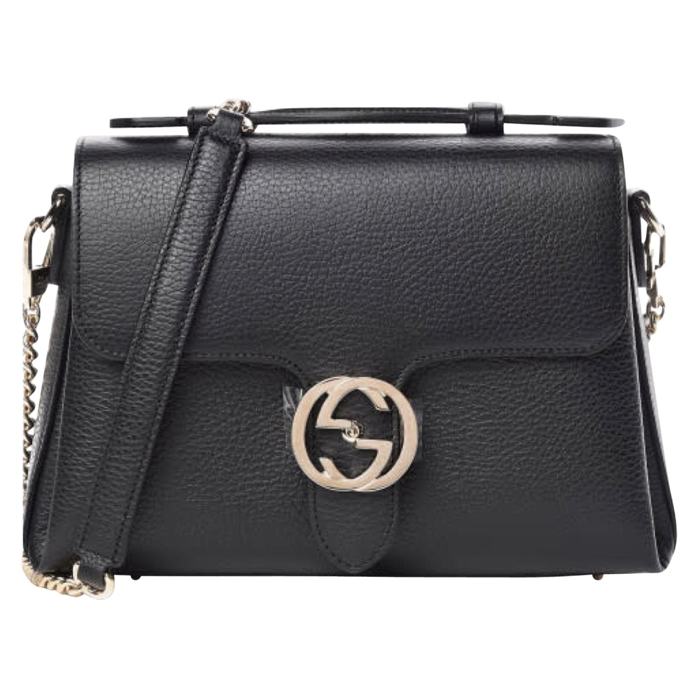 Gucci Interlocking G Shoulder Bag - 12 For Sale on 1stDibs | gucci 