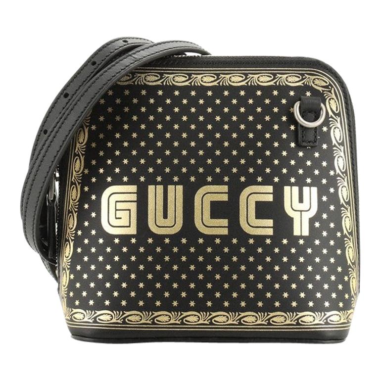 Gucci Dome Crossbody Bag Limited Edition Printed Leather Mini 
