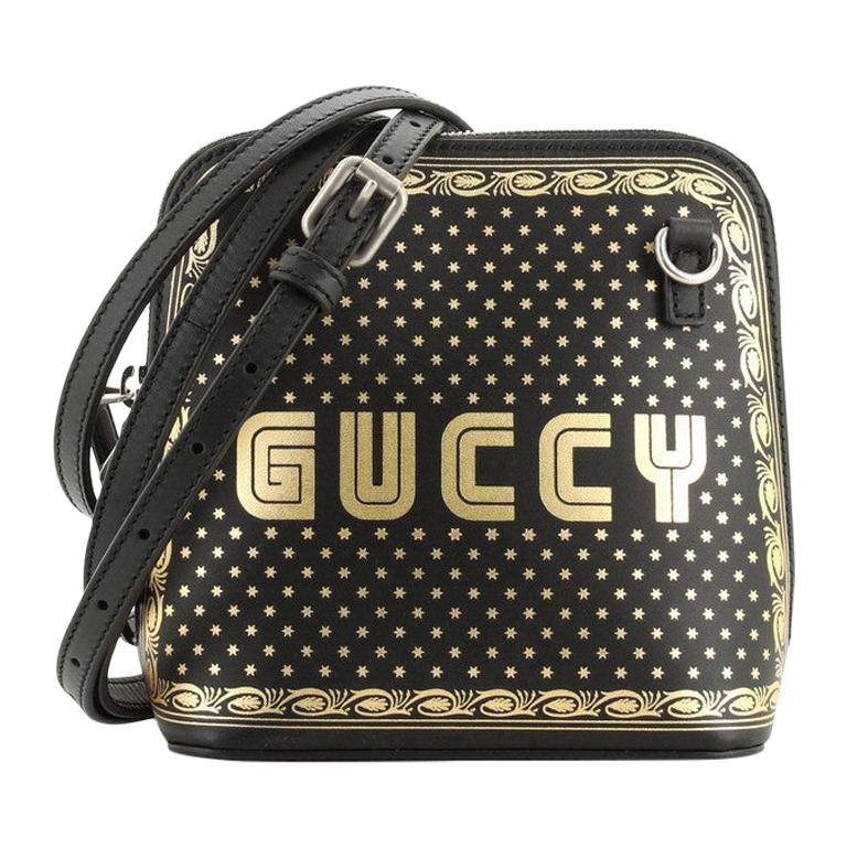 Gucci Dome Crossbody Bag Limited Edition Printed Leather Mini at 1stDibs