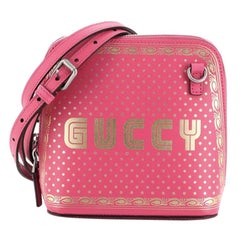 Gucci Dome Crossbody Bag Limited Edition Printed Leather Mini