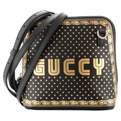 Gucci Dome Crossbody Bag Limited Edition Printed Leather Mini