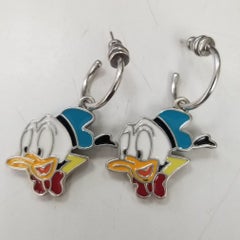 Gucci Donald Duck Enamel Earring