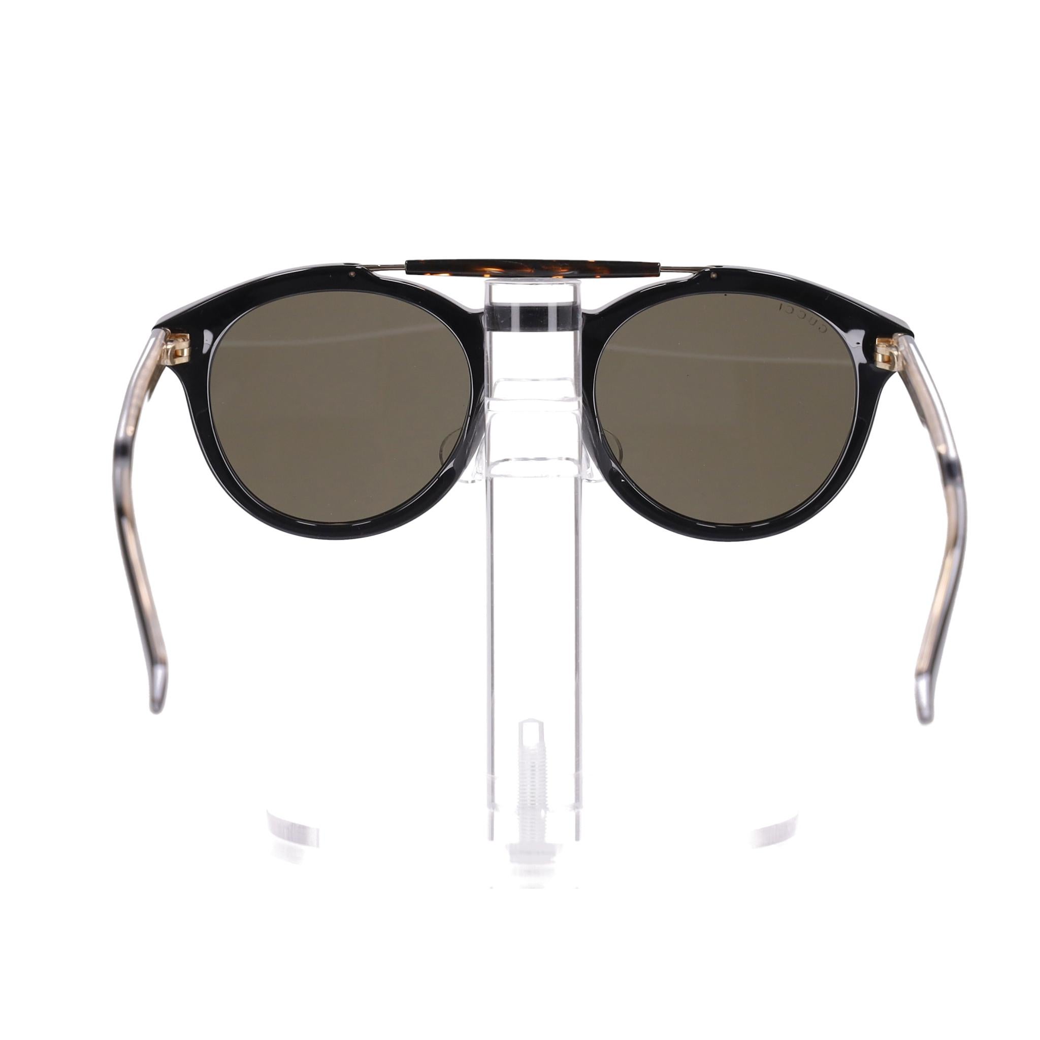 Gafas de sol de aviador con doble puente Gucci en Excelente estado para la venta en London, GB