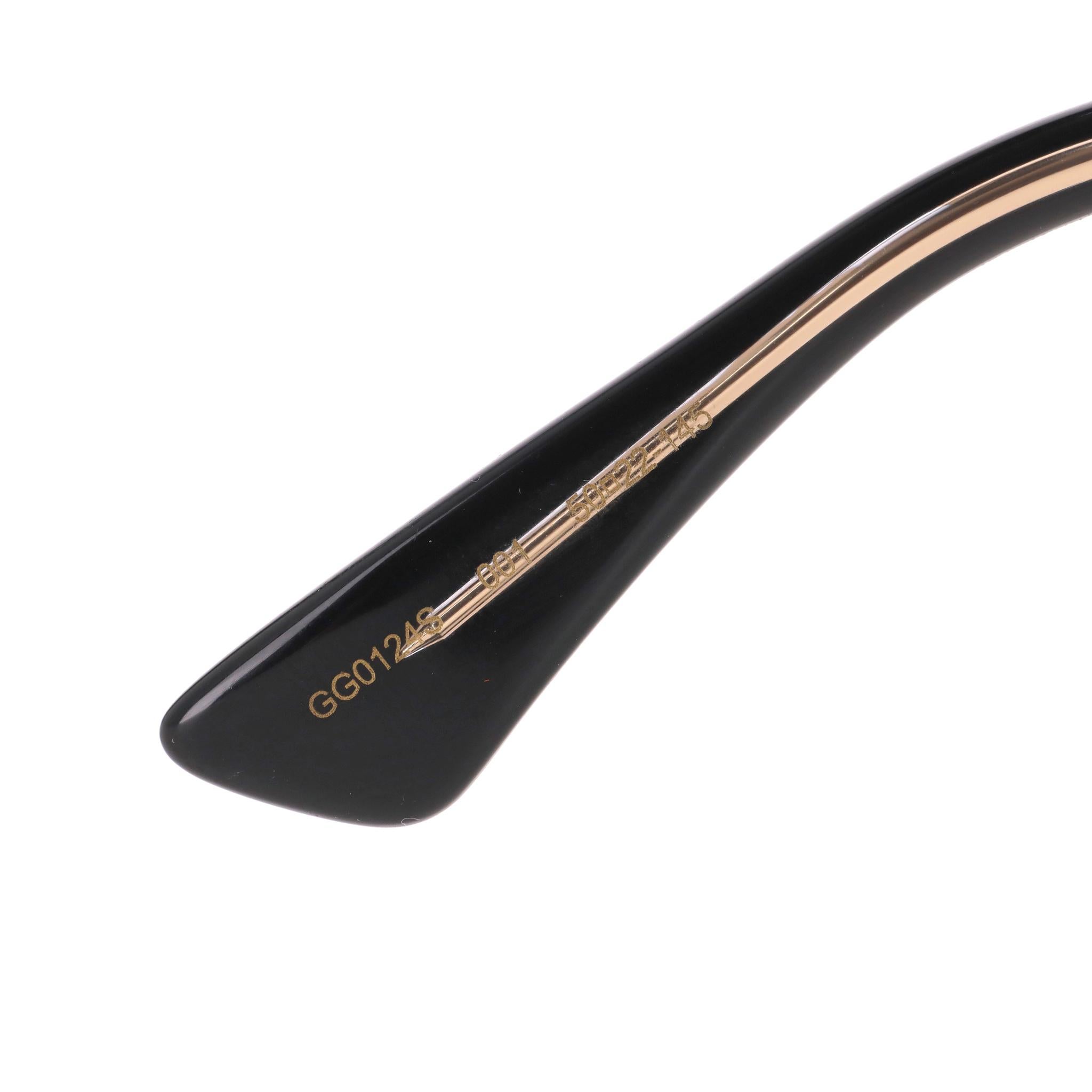 Gafas de sol de aviador con doble puente Gucci en venta 2