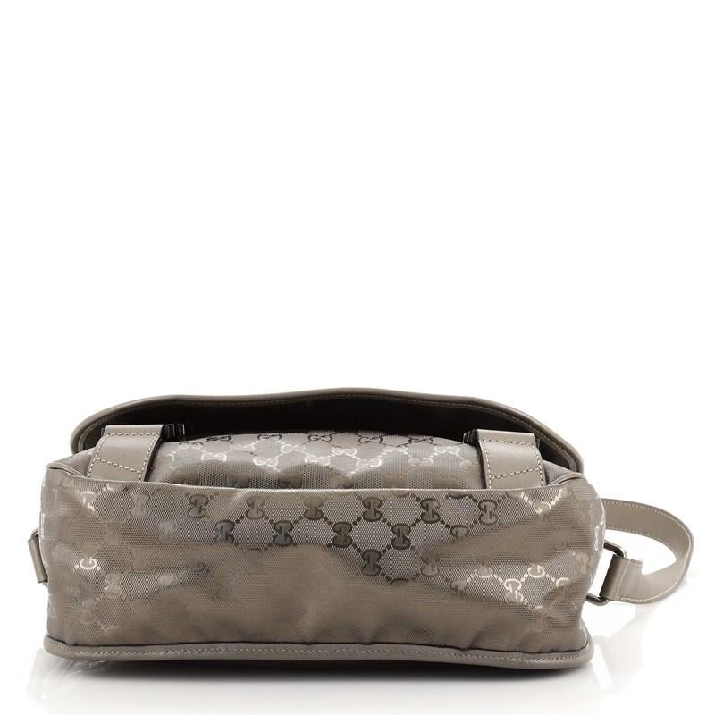 Gucci Borsa messenger con doppia fibbia GG Imprime Medium In condizioni buone a NY, NY