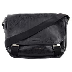 Gucci Messenger Bag mit doppelter Schnalle GG Imprime Medium