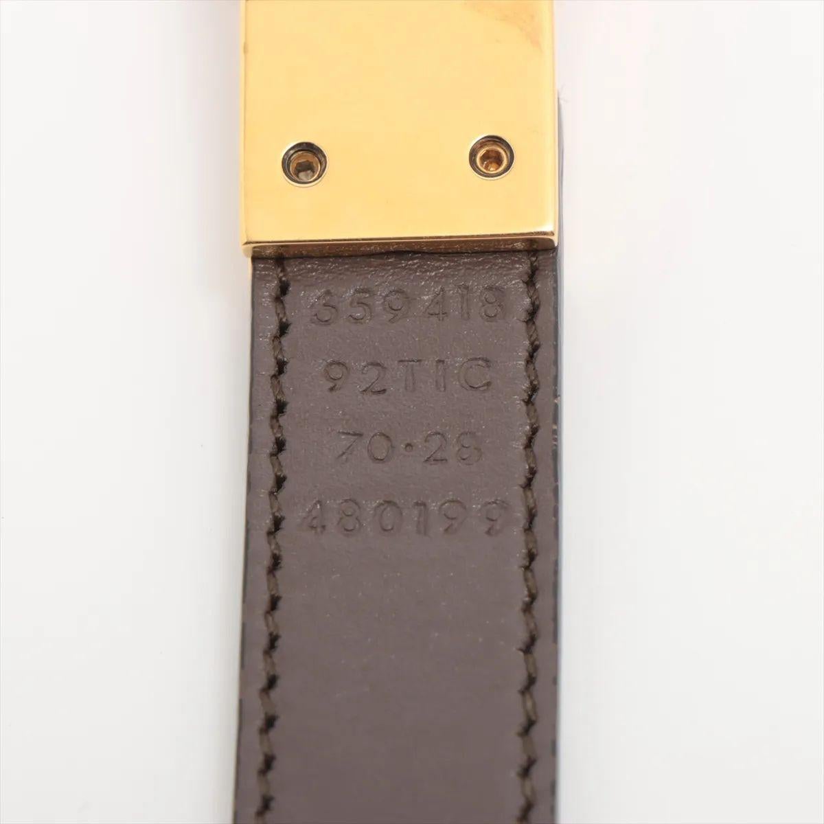 Gucci Double G Belt Ebony For Sale 2