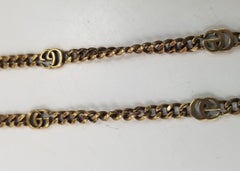 Gucci Double G Kristall-Halskette und Ohrring-Set