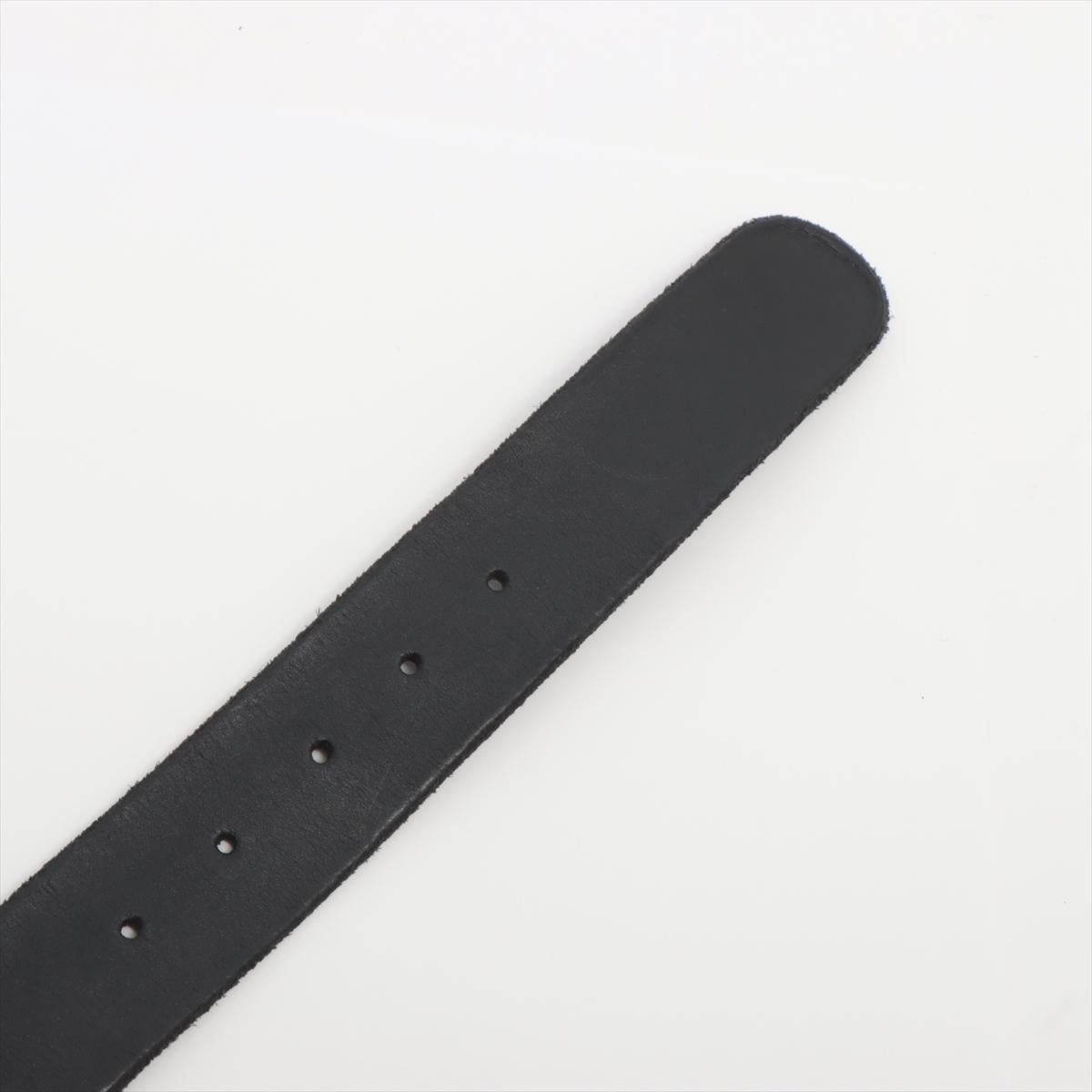 Women's Gucci Double G Multicolor Rhinestone Belt Black