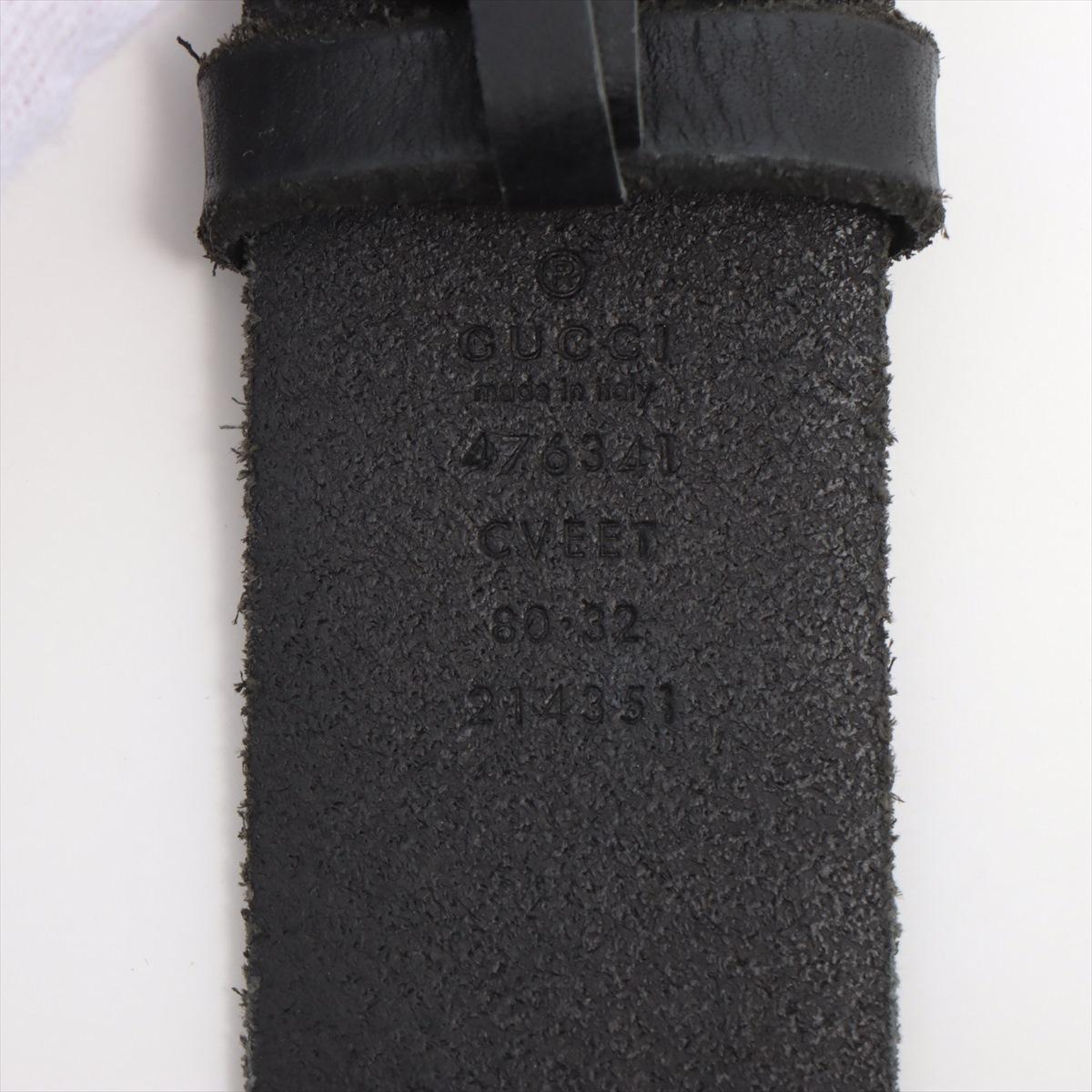 Gucci Double G Multicolor Rhinestone Belt Black 2