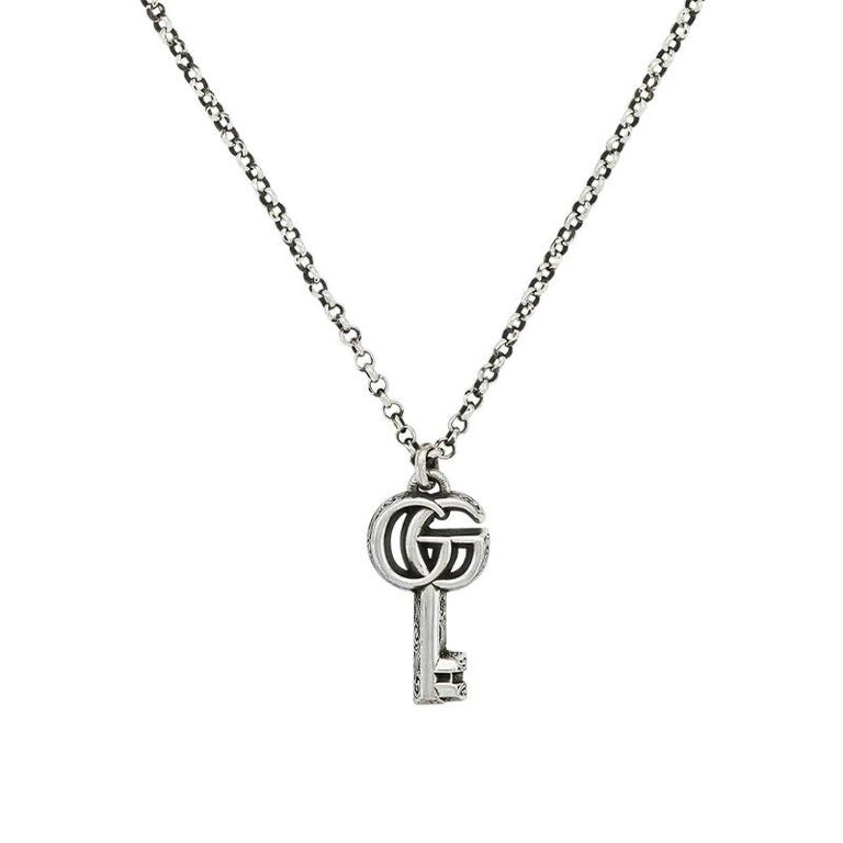 Archival Two-Tone Stainless Steel Key Chain Necklace