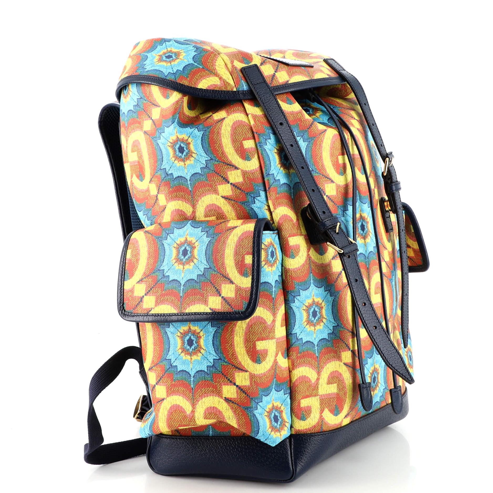gucci orange backpack