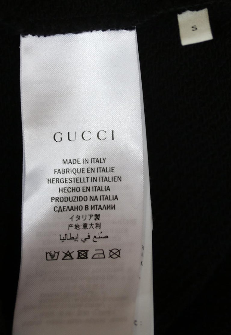 Gucci Dragonfly and Logo-Print Cotton Hooded Sweatshirt at 1stDibs ...