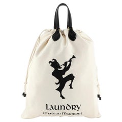 Gucci Drawstring Tote Printed Canvas