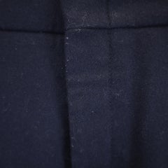Gucci Dress Pants with Elastic Hem in Navy Blue Wool