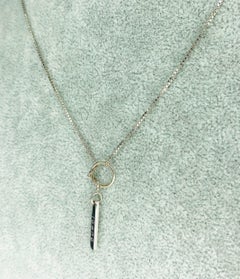 Gucci Drop Necklace 18k White Gold Italy