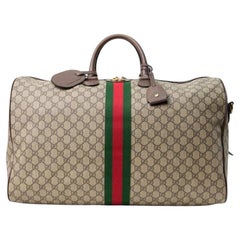 Gucci Duffle Bag 50 Ophidia GG Supreme Braun
