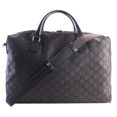 Gucci Duffle Boston Gg 2way 9gr0627 Brown Coated Canvas Weekend/Travel Bag