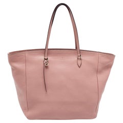 Gucci Dusty Pink Pebbled Leather Bree Tote