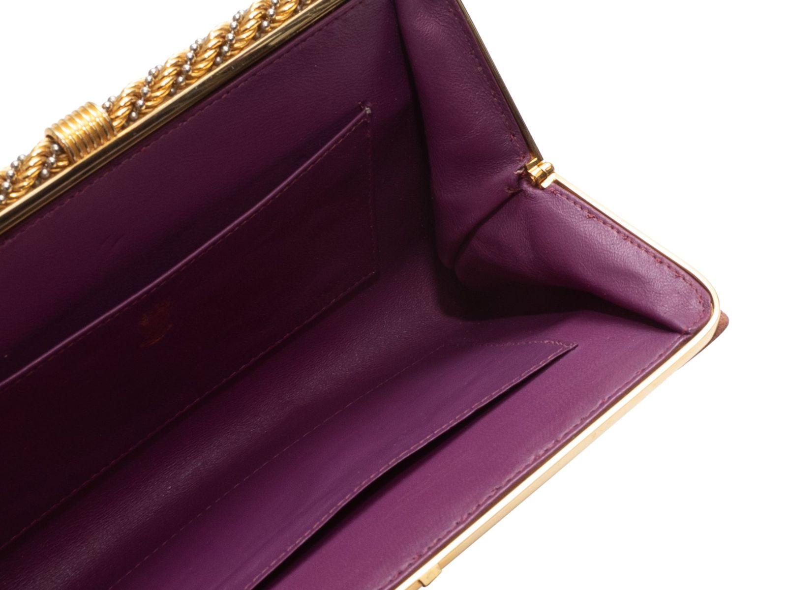 dusty rose clutch