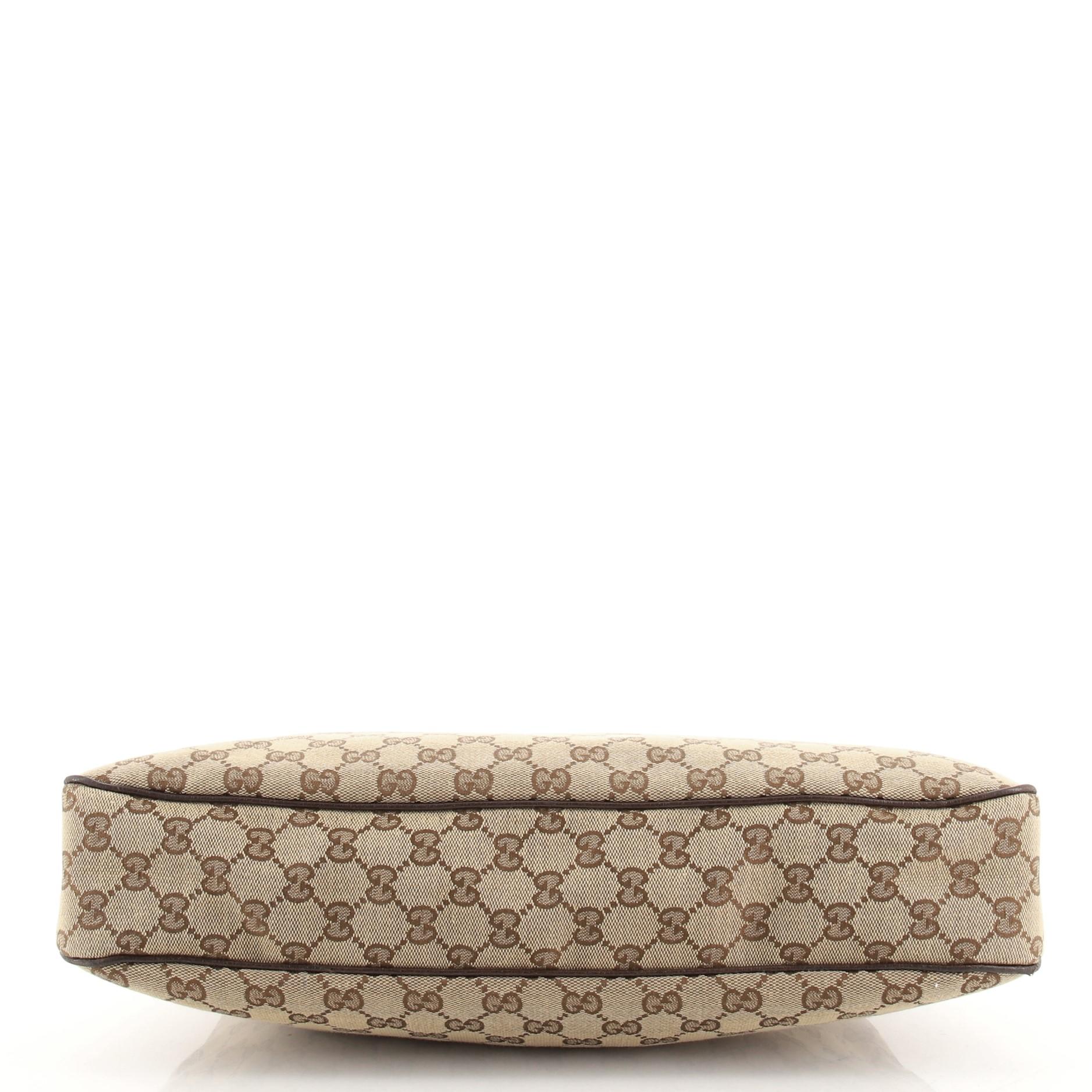 Brown Gucci Eclipse Shoulder Bag GG Canvas Medium