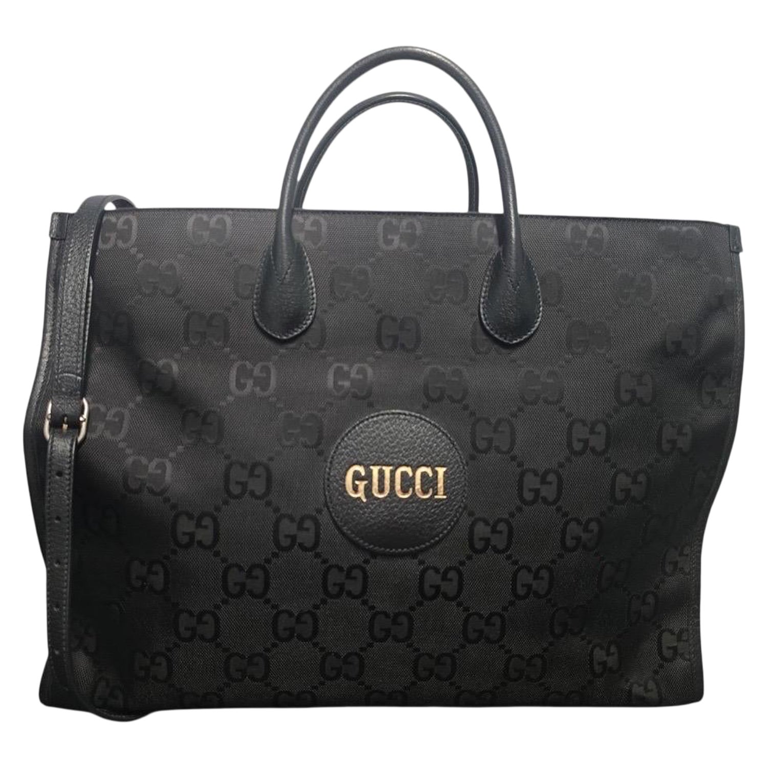 Gucci Econyl Nylon Monogram Large Off The Grid Tote