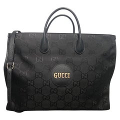 Gucci Econyl Nylon Monogram Large Off The Grid Tote