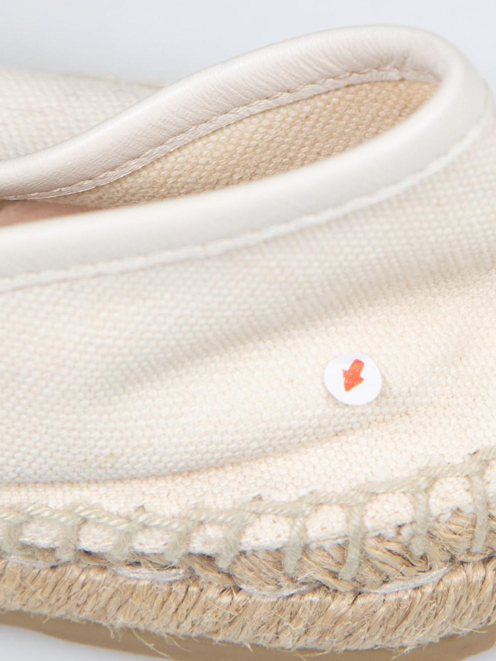 Gucci Ecru Logo Print Espadrilles Size IT 35.5 For Sale 4