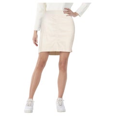 Gucci Mini Falda con Cinturón Crudo Talla L