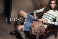 Gucci Embellished Denim Skirt