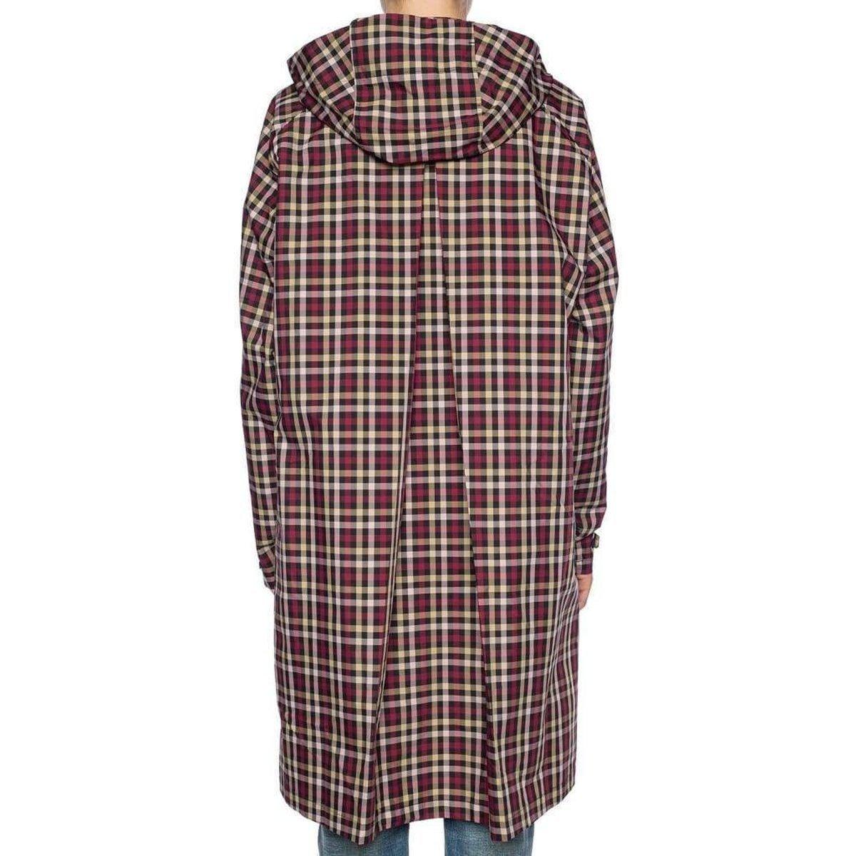 Black Gucci Embellished Plaid Coat  IT40