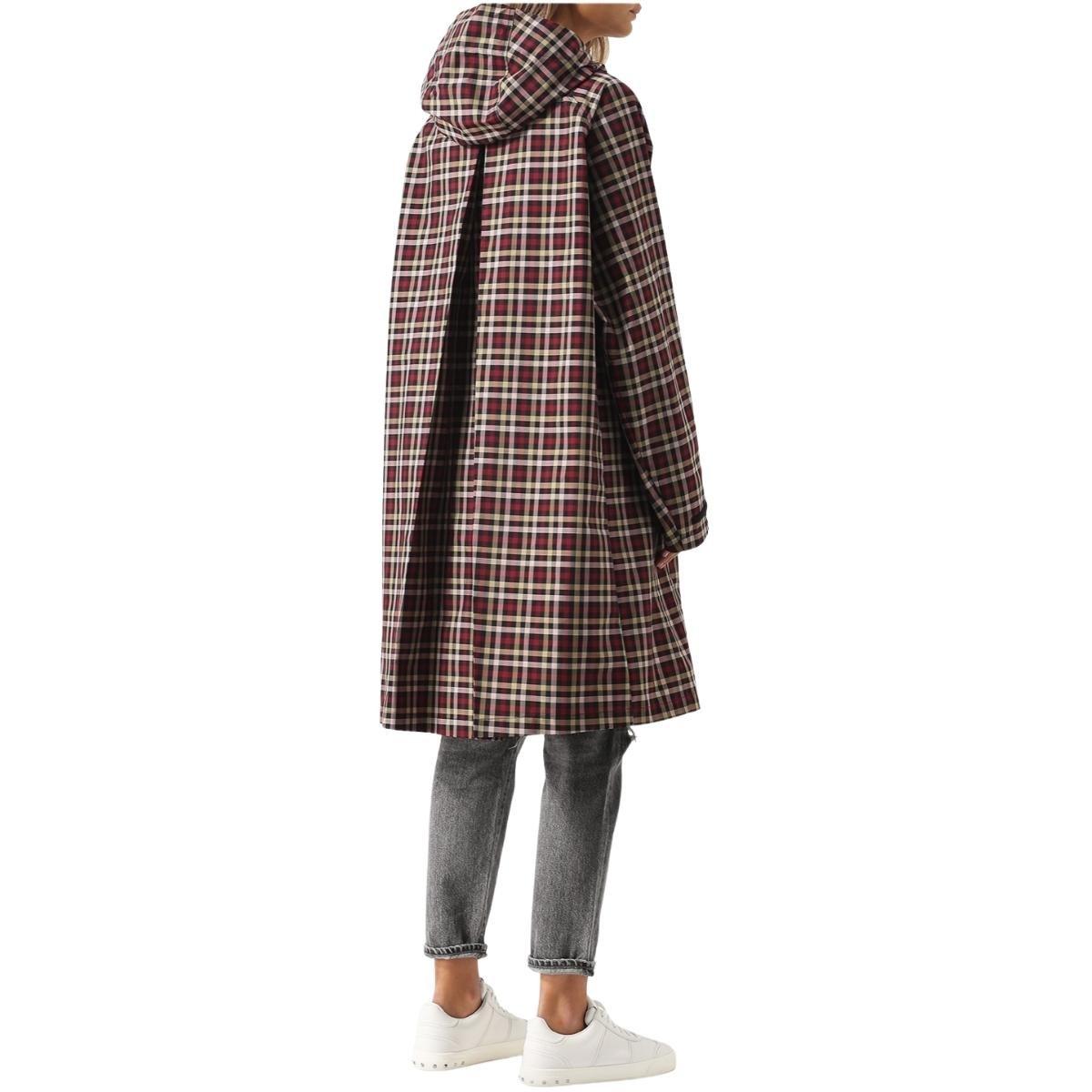 Gucci Embellished Plaid Coat  IT40 In New Condition In Brossard, QC