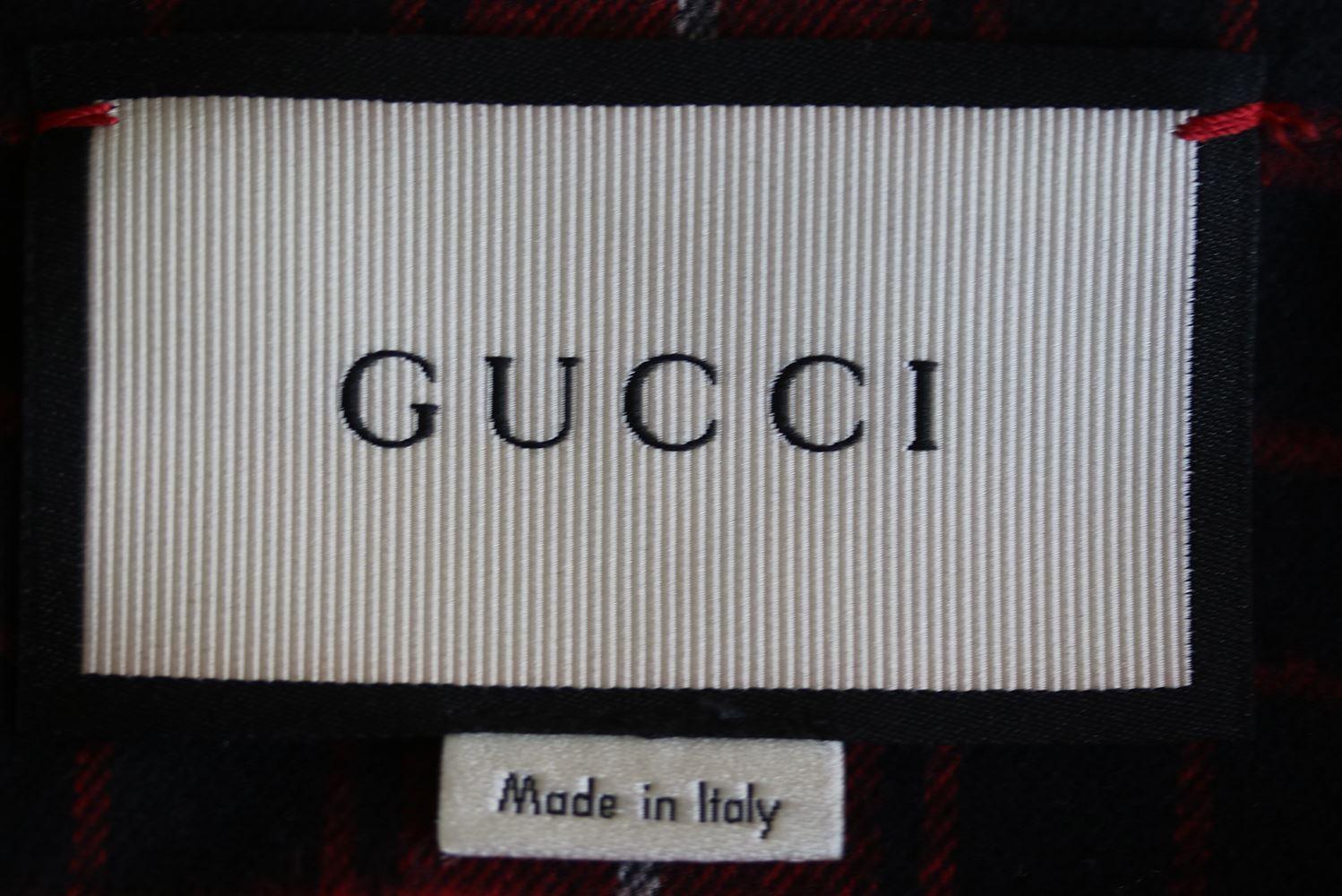 gucci flannel shirt