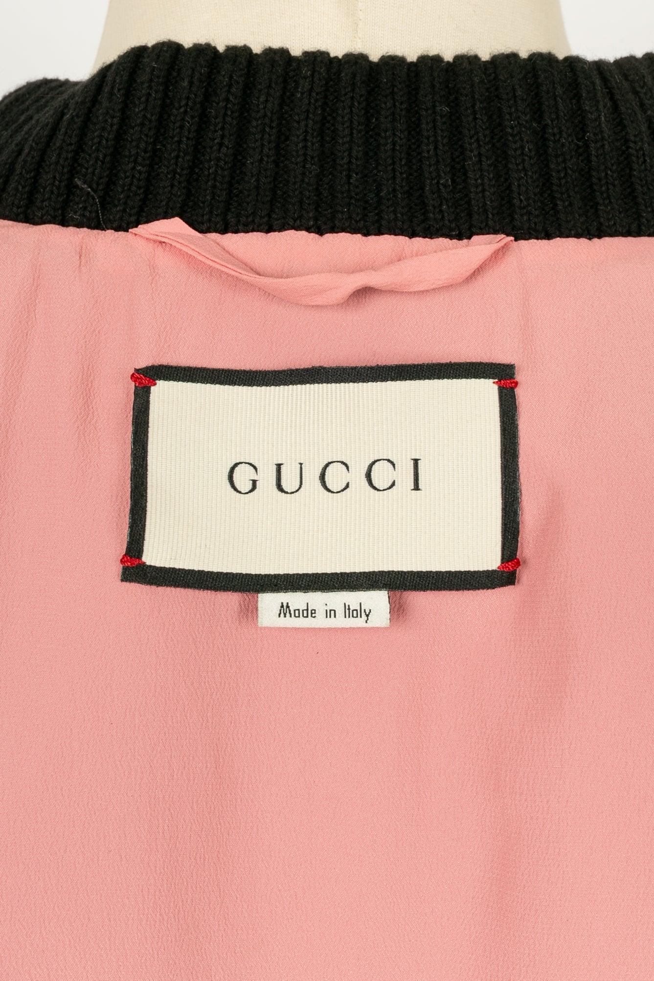 Gucci Embroidered Jacket in Silk And Cotton For Sale 2