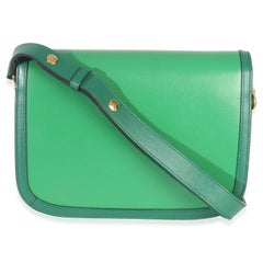 Gucci Emerald Green Azalea Calfskin Horsebit 1955 Shoulder Bag