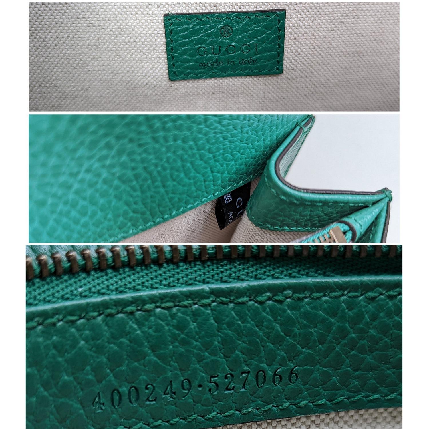Gucci Emerald Green Leather Dionysus Shoulder Bag 3