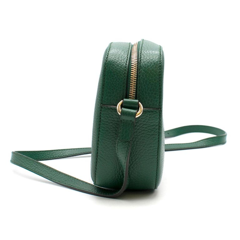 Gucci Emerald Soho Leather Disco Bag 21cm at 1stdibs