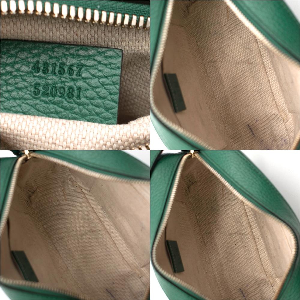 Gucci Emerald Soho Leather Disco Bag 21cm In New Condition In London, GB