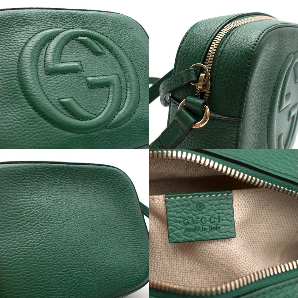 Women's Gucci Emerald Soho Leather Disco Bag 21cm