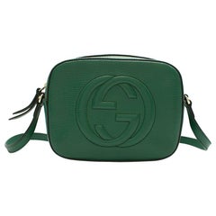 Gucci Emerald Soho Leather Disco Bag 21cm