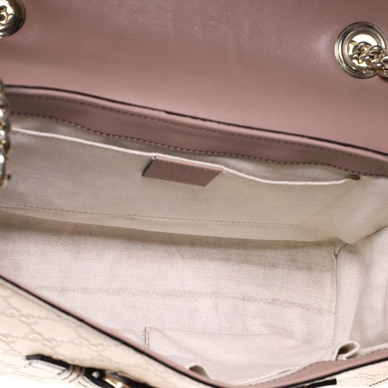 Women's or Men's Gucci Emily Chain Flap Bag Guccissima Leather Medium