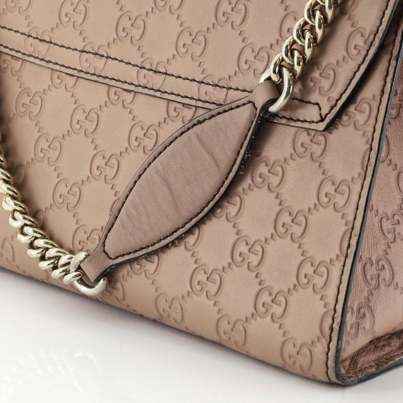 Gucci Emily Chain Flap Bag Guccissima Leather Medium 2