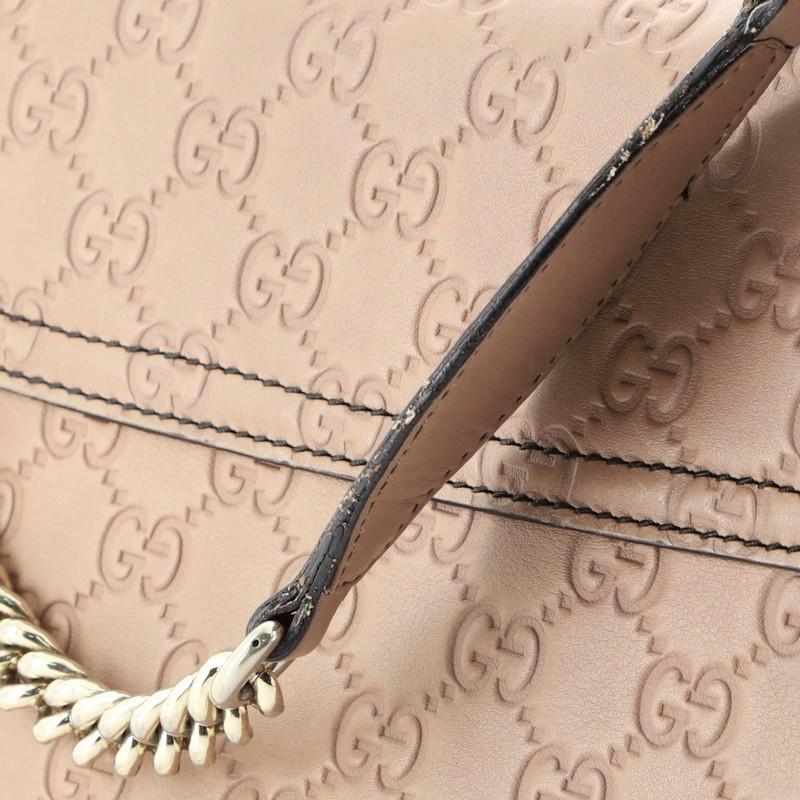 Gucci Emily Chain Flap Bag Guccissima Leather Medium 3