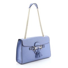 Gucci Emily Chain Flap Bag Leather Medium