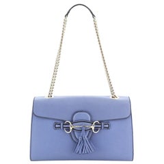 Gucci Emily Chain Flap Bag Leather Medium
