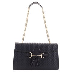 Gucci Emily Chain Flap Bag Leather Medium
